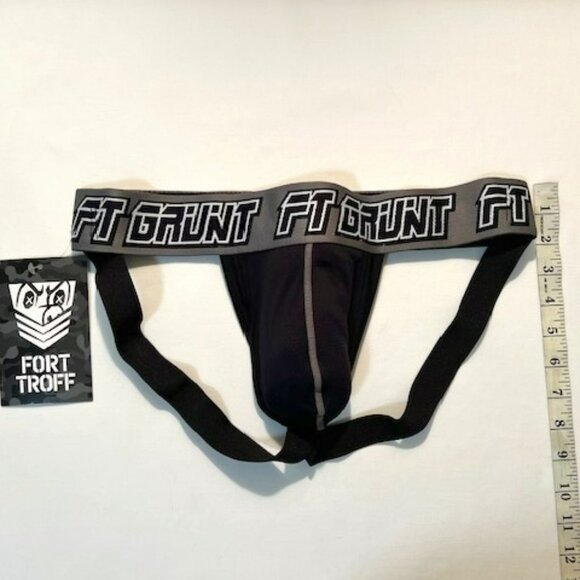 FORT TROFF Size "M" Grunt Corp Athletic Supporter- Black/Gray/White - Jock - Picture 4 of 10